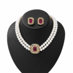 Royal Pearl Necklace Set